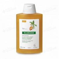klorane sausas - KLORANE maitinamasis šampūnas su mango sviestu MANGO, 200 ml - 2 nuotrauka