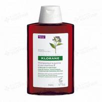 KLORANE stiprinamasis šampūnas su chininu ir B vitaminų kompleksu QUININE/VIT. B, 400 ml