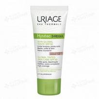 URIAGE veido kremas su atspalviu HYSEAC 3-REGUL GLOBAL, SPF 30, 40 ml