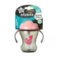 TOMMEE TIPPEE gertuvė su šiaudeliu EASY DRINK CUP, 6 mėn., 230 ml