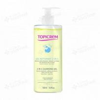 TOPICREM prausiamoji želė BABY 2 IN 1, 500 ml