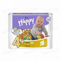 HAPPY sauskelnės MAXI PLUS, 9–20 kg, 12 vnt.