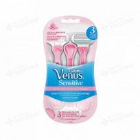 VENUS vienkartiniai skustuvai SENSITIVE, 3 vnt.