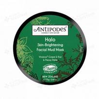 ANTIPODES® veido odą šviesinanti ir skaistinanti purvo kaukė HALO, 75 ml