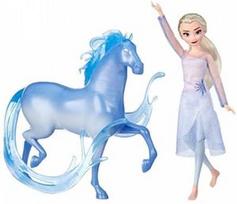 frozen elsa lele - Hasbro Disney Frozen Elsa Fashion Doll & Nokk Figure E5516 - 1 nuotrauka