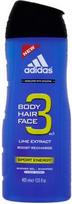 Adidas 3in1 Sport Energy 400ml Shower Gel