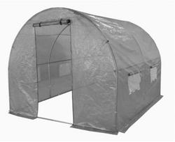 Šiltnamis su armuota plėvele, 4 m2, 2x2 m, pilkas