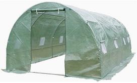 Šiltnamis su armuota plėvele, 18 m2, 3x6 m, žalias