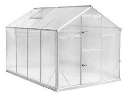Šiltnamis Sanus L-7, 6,38 m², 6 mm (paaukštintas), Antracito Pilka