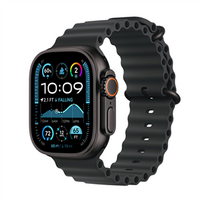 ultra apple watch - Apple Watch Ultra 2 GPS + Cellular 49mm Black Titanium Case with Black Ocean Band - 2 nuotrauka