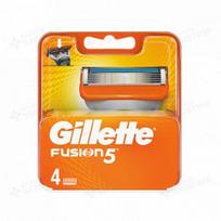 GILLETTE skustuvo galvutės FUSION 5, 4 vnt.