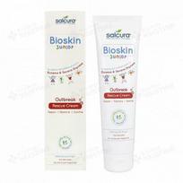 SALCURA atstatomasis odos kremas vaikams BIOSKIN JUNIOR OUTBREAK RESCUE, nuo 3 mėn., 150 ml