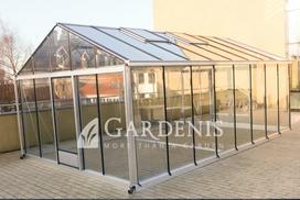 Šiltnamis Magna, 21 m², 4 mm, Grūdintas stiklas