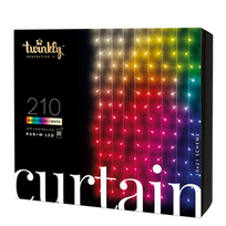 twinkly - TWINKLY Curtain 210 (TWW210SPP-TEU) Intelligent LED Lights 210 LED RGB+W 2,1 m - 1 nuotrauka