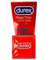 prezervatyvus xl - Durex Feel Thin Extra Large XL 12 vnt. - 2 nuotrauka