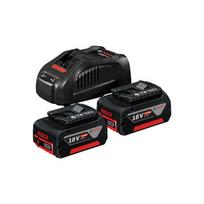 bosch gba 18v - Bosch rinkinys akumuliatoriai GBA 18 V-Li 2x5,0 Ah + kroviklis GAL 1880 CV - 2 nuotrauka