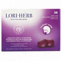 LORIHERB, 36 Pastilės