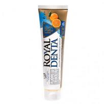 ROYAL DENTA dantų pasta su auksu ir likeriniais mandarinais, mandarinų skonio, 130 g