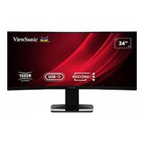 34 ultrawide - ViewSonic VG3419C 34", UltraWide Quad HD, Juodas (Black) - 3 nuotrauka