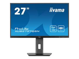 2k monitorius - iiyama ProLite XUB2797QSN-B2 27", IPS, 2560x1440, Juodas (Black) - 1 nuotrauka