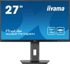 2k monitorius - iiyama ProLite XUB2797QSN-B2 27", IPS, 2560x1440, Juodas (Black) - 2 nuotrauka
