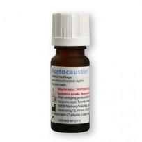ACETOCAUSTIN acto monochloridinės rūgšties tirpalas paprastosioms karpoms gydyti, 0.5 ml