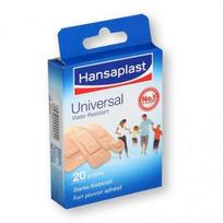 HANSAPLAST vandeniui atsparus pleistras, 20 vnt.