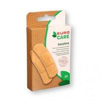 EUROCARE pleistrų rinkinys SENSITIVE, 19 x 72 mm, 20 vnt.