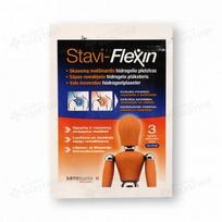 skausmo pleistrai - STAVI-FLEXIN  hidrogelio pleistras nuo skausmo, 3 vnt. - 2 nuotrauka