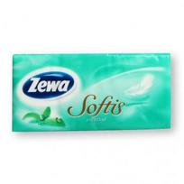 ZEWA vienkartinės nosinaites su mentoliu SOFTIS, 9 vnt.