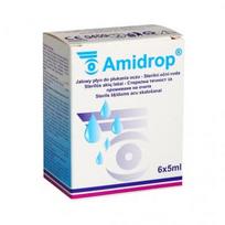 AMIDROP sterilūs akių lašai, 6 vnt., 5 ml