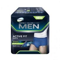 tena pants - TENA vyriškos sauskelnės-kelnaitės MEN PANTS PLUS, M, mėlyna spalva, 12 vnt. - 1 nuotrauka