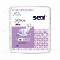 seni plus sauskelnes - SENI OPTIMA juostinės sauskelnės PLUS MEDIUM, 10 vnt. - 2 nuotrauka
