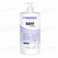 SENI CARE valomasis kremas su šlapalu 3IN1, 1000 ml