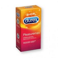 prezervatyvai durex 12 vnt - DUREX PLEASUREMAX, 12 vnt. - 2 nuotrauka