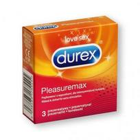 prezervatyvai durex - DUREX prezervatyvai PLEASUREMAX, 3 vnt. - 2 nuotrauka