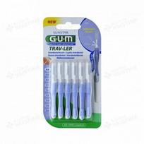 gum travler - G.U.M. tarpdančių šepetėliai TRAV-LER, 6 vnt. - 1 nuotrauka