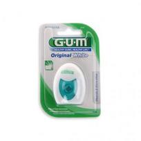 dantu krapstukai - SUNSTAR GUM balinamasis dantų siūlas ORIGINAL WHITE, 30 M - 1 nuotrauka