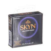 skyn prezervatyvai 10 vnt - LIFESTYLES SKYN ELITE, prezervatyvai, 3 vnt. - 1 nuotrauka