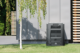 komposto deze - PROSPERPLAST  220L Juodas COMPOGREEN WOODY - 6 nuotrauka