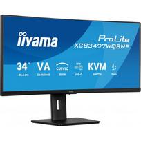 34 ultrawide - Iiyama ProLite XCB3497WQSNP-B1 34", VA, 21:9, lenktas, Juodas (Black) - 3 nuotrauka