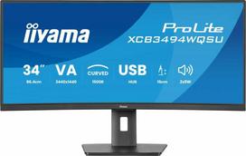 120hz monitorius - Iiyama ProLite XCB3494WQSU-B1 34", VA, 1500R - 1 nuotrauka