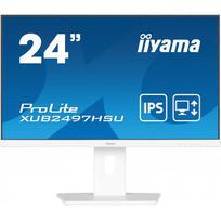 baltas monitorius - IIYAMA ProLite XUB2497HSU-W2 24", IPS, FHD, Baltas (White) - 2 nuotrauka