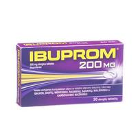 tabletes - IBUPROM, 200mg, dengtos tabletės, N20 - 2 nuotrauka