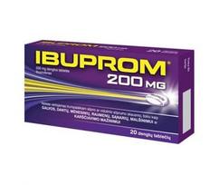 tabletes - IBUPROM, 200mg, dengtos tabletės, N20 - 3 nuotrauka