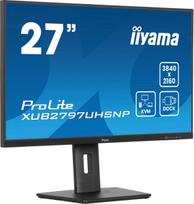 monitoriai 27 ips 4k - Iiyama ProLite XUB2797UHSNP-B1 27", IPS, 4K UHD, Juodas (Black) - 2 nuotrauka
