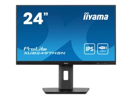 monitoriu full hd - iiyama ProLite XUB2497HSN-B2 23.8", IPS, FHD, Juodas (Black) - 2 nuotrauka