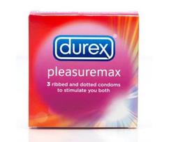 DUREX prezervatyvai PLEASUREMAX, 3 vnt.