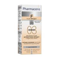 pharmaceris pudra - PHARMACERIS F intensyviai maskuojanti pudra, SPF 20, 03 BRONZE, 30 ml - 2 nuotrauka