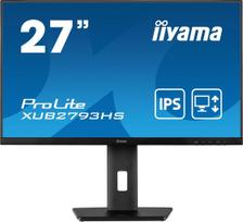 monitor 27 1080 - iiyama ProLite XUB2793HS-B7 27", FHD, 100Hz, 1ms, Juodas (Black) - 1 nuotrauka
